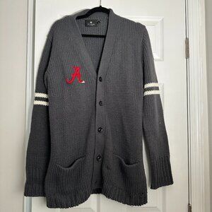 Oversized Women's Alabama Collegiate Cardigan Size Large